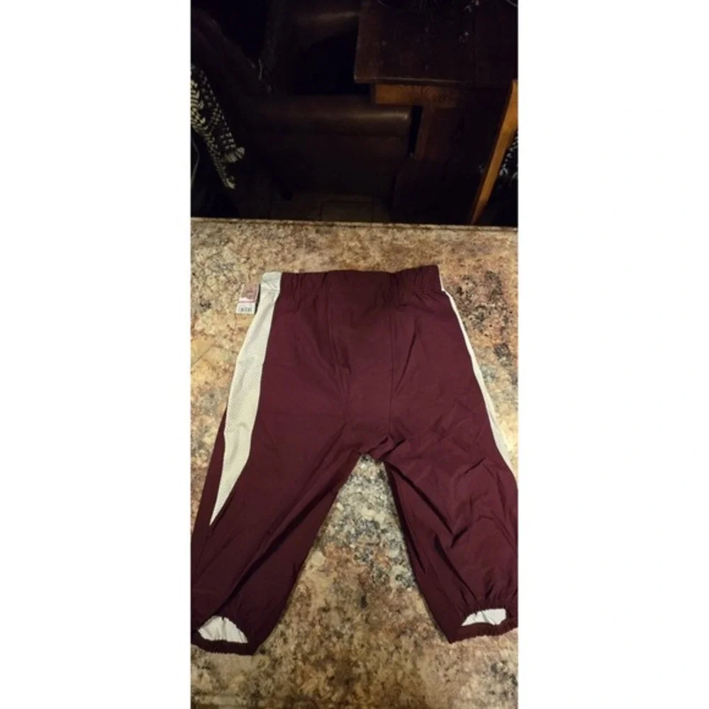 Adidas WVN A1 Stock‎ P Football Pants Maroon White Mens Size L